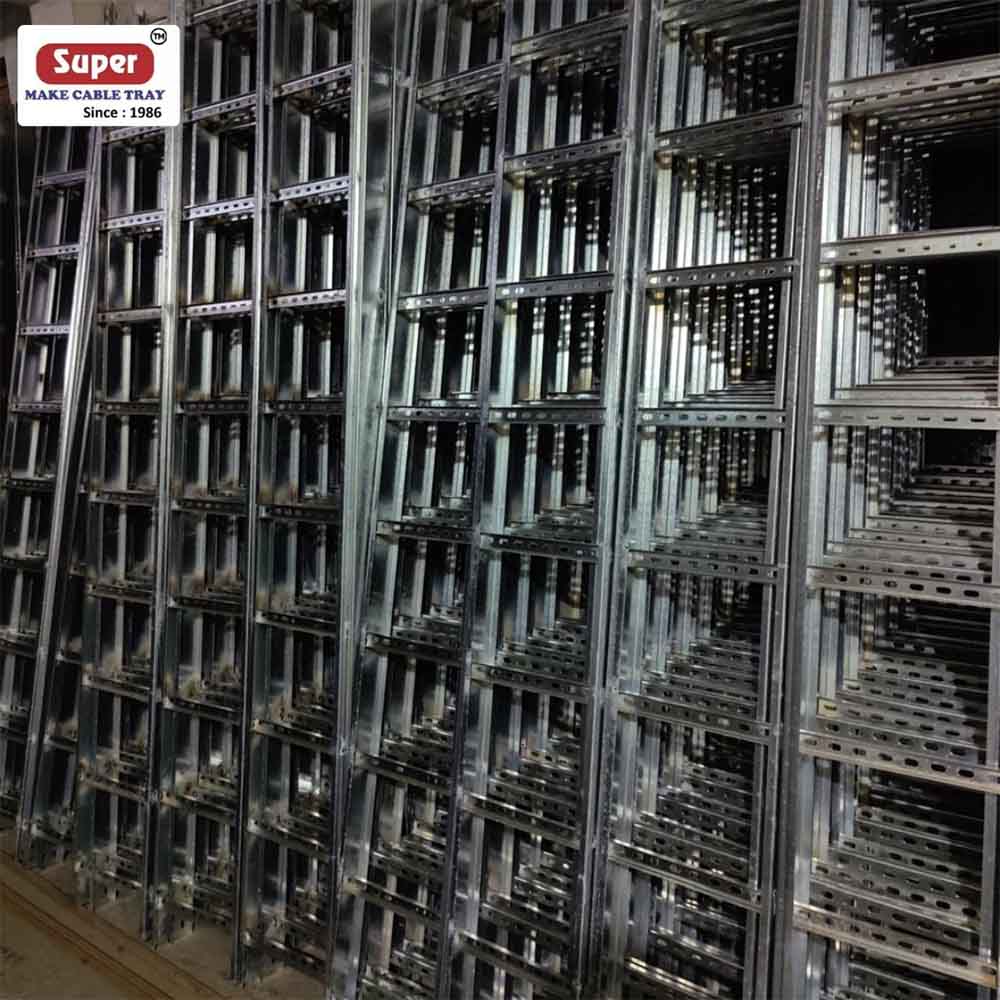 MS Hot Dip Galvanised Ladder Cable Tray Manufacturers, Suppliers, Exporters in Delhi